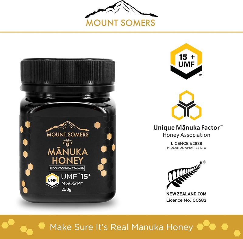 Mount Somers Manuka Honey UMF 15+ 250g - Image 3